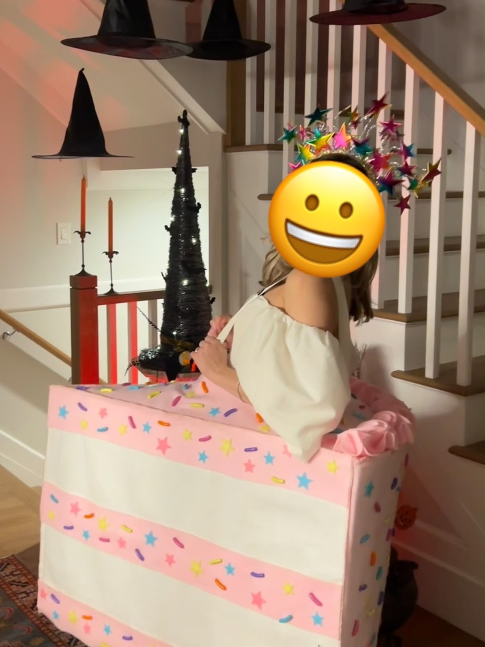 Pink Birthday Cake Costume - Fun Party Dress-Up